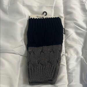 Muk Luks Black Knit Leg Warmers